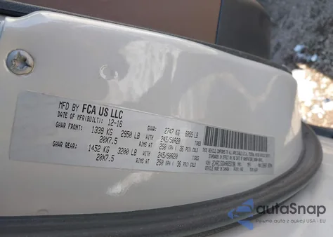 2017 Chrysler Pacifica Limited из США, поврежденный, VIN 2C4RC1GGXHR653198